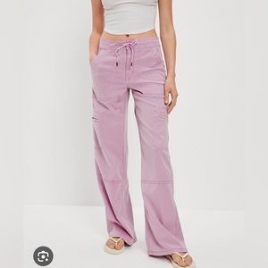 American Eagle Purple cargo pants